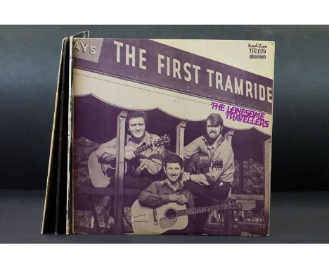 Vinyl &amp; Autograph – 4 Rare folk / acid folk albums including private pressing to include: The Lonesome Travellers – The L