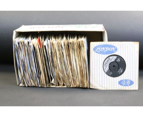 Vinyl - Over 100 UK 7” singles on London Records to include early Tri-Centre examples, including : Jerry Lee Lewis, Johnny Bu