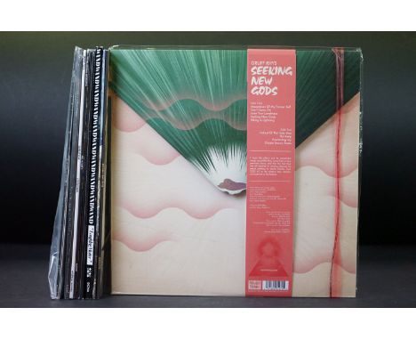 Vinyl - 9 recent release Indie / Alternative albums to include: Gruff Rhys – Seeking New Gods (Green Vinyl) EX / EX, Matt Ber