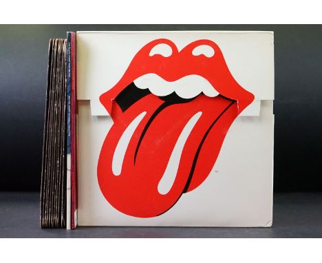 Vinyl - 2 The Rolling Stones LPs, 10 12" singles, one shaped picture disc and a 20th Anniversary Collector's Kit ltd edition 