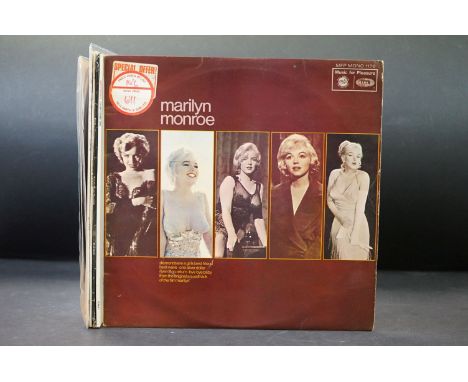 Vinyl - 5 Marilyn Monroe LPs and 2 picture discs including Self Titled (MFP 1176), Goodbye Norma Jean (Zuma 1), Rare Recordin