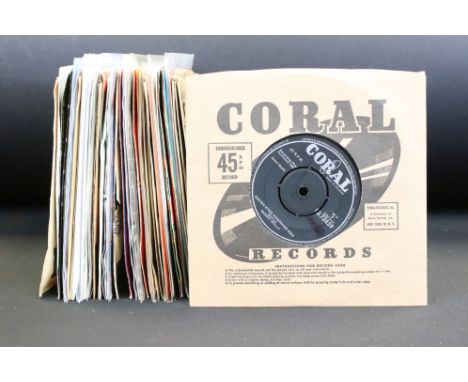 Vinyl - Over 45 Buddy Holly And The Crickets world wide 7” singles including rare Irish singles, New Zealand, Denmark, German