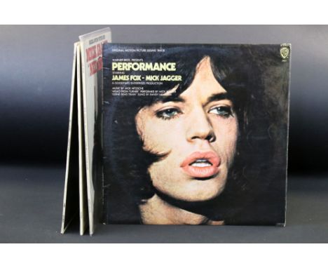 Vinyl – 4 Rolling Stones members albums to include: Mick Jagger - Performance: Original Motion Picture Sound Track (Original 