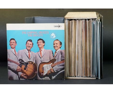 Vinyl - Over 50 Buddy Holly &amp; The Crickets LPs including UK &amp; US pressings.  Vg overall 