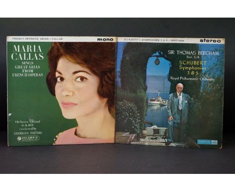 Vinyl - Classical, 2 Original UK albums to include: Sir Thomas Beecham - Schubert Symphonies 3 &amp; 5, ED 1 Stereo Gold Whit