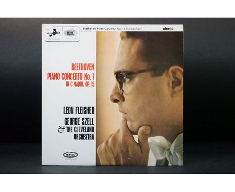 Vinyl - Classical - Leon Fleisher - Beethoven piano concerto No. 1. ED 1 Stereo Blue on black Columbia Records labels, SCX 35