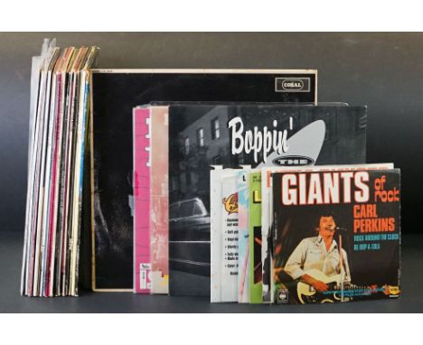 Vinyl - 22 LPs 3 10" and 3 7" singles featuring mainly Rock &amp; Roll to include Little Richard, Rockabilly compilations and