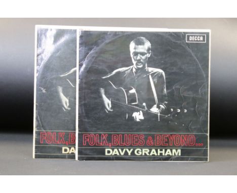 Vinyl - Folk – 2 copies of Davy Graham Folk, Blues &amp; Beyond.  Both original UK 1st pressing mono albums on Decca Records 