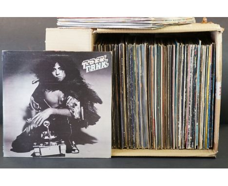 Vinyl - Over 100 Rock &amp; Pop LPs to include T-Rex x 4 (including Tanx with poster), Jimi Hendrix x 4, Bob Dylan x 4, Queen