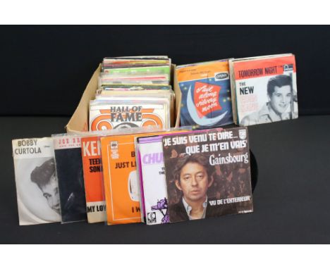 Vinyl - Over 70 Rock ’N’ Roll / Pop Picture Sleeve 7” singles including many foreign pressings and rare UK picture sleeves to