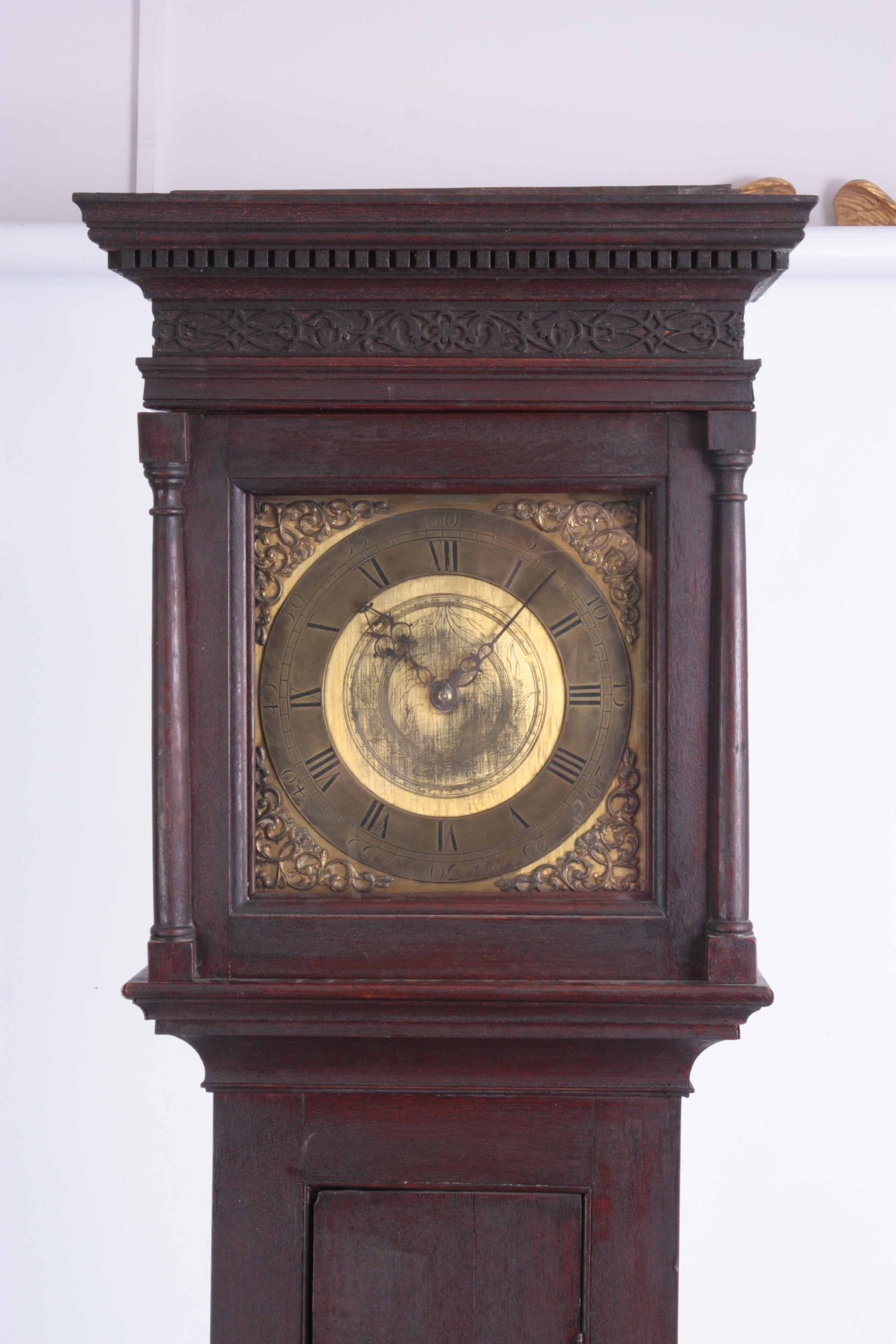 WALTER ARCHER, STOW (ON THE WOLD)AN 18TH CENTURY OAK 30 HOUR LONGCASE