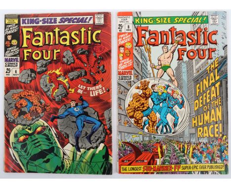 Fantastic Four, No 6 &amp; 8 Marvel Silver Age King Size Special Comics, #6 November 1968 1st Appearances of "Franklin Richar