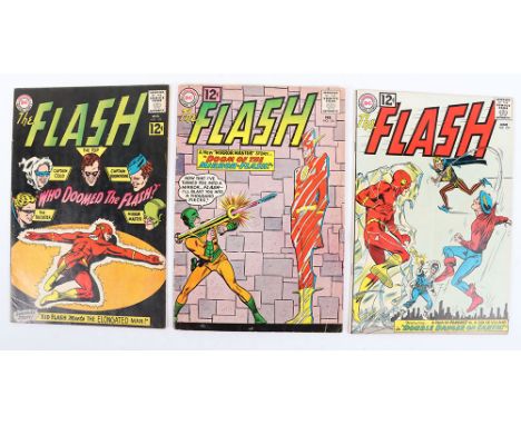 The Flash No 126, 129 &amp; 130 DC Silver Age Comics, 126 February 1962, cover price 12c, , writer John Broome, cover art by 