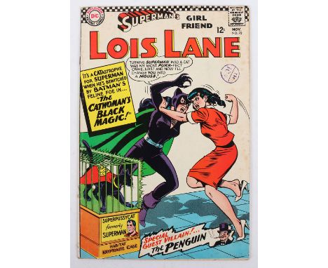 Superman’s Girl Friend Lois Lane  No 70 DC Silver Age Comic, 70 November 1966, special guest villain The Penguin, cover price