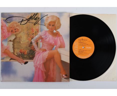 Dolly Parton, heartbreaker, Signed by artist Vinyl LP, Album, Label: RCA, PL 12797. Country: UK, Released:1978, Genre: Countr