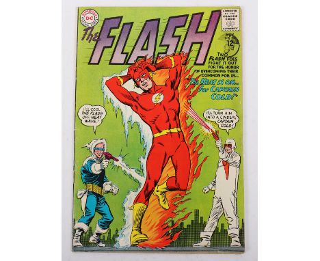 The Flash No 140 DC Silver Age Comic, 140 November 1963, cover price 12c, UK 9d stamp,  first appearance of Heat Wave, writer