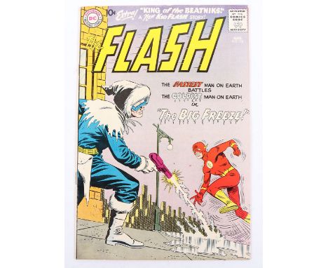 The Flash No 114 DC Silver Age Comic, 114 August 1960, cover price 10c, writer John Broome, cover art by Carmine Infantino, V