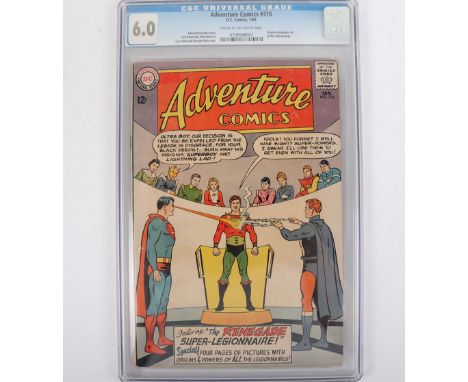 Adventure Comics DC Silver Age CGC 6.0 Comic No. 316 January 1964,  cover price 12c, writer Edmond Hamilton, cover art  by  C