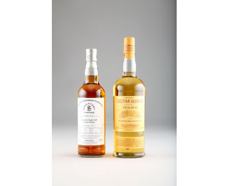 GLENMORANGIE CELLAR 13 Year Old Highland Single Malt Scotch Whisky. From first fill casks. 1L, 43% vol. In carton; MORTLACH 1
