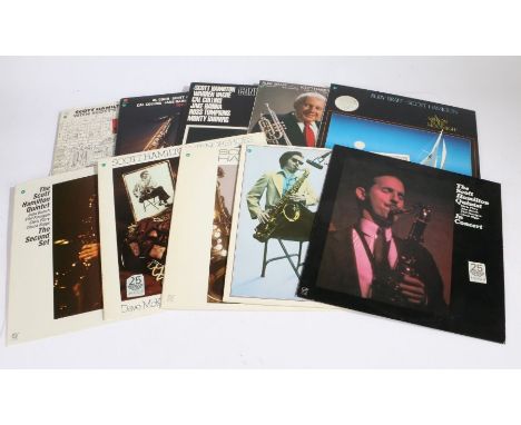 10x Scott Hamilton LPs. Scott Hamilton and Warren Vache - Scott Hamilton and Warren Vache With Scott's Band in New York City 