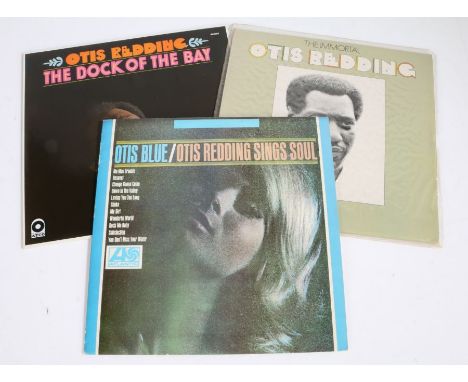 3x Otis Redding LPs - Otis Blue / Otis Redding Sings Soul ( K 40003 ) / The Immortal Otis Redding ( 588 113 ) / The Dock Of T