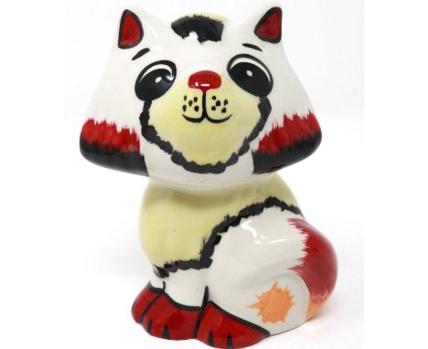 Lorna Bailey cat, Honey, H: 13 cm, no cracks or chips. P&amp;P Group 1 (£14+VAT for the first lot and £1+VAT for subsequent l