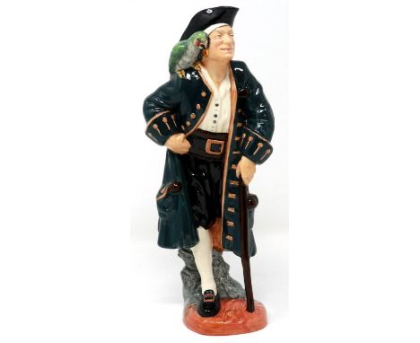 Royal Doulton figurine, HN 2204, Long John Silver, H: 23 cm, no cracks or chips. P&amp;P Group 2 (£18+VAT for the first lot a