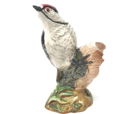 Beswick lesser spotted woodpecker no 2420, H: 14 cm, no cracks or chips. P&amp;P Group 1 (£14+VAT for the first lot and £1+VA