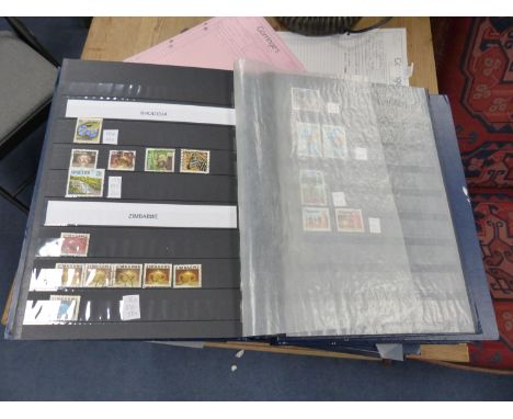 10 stamp albums of World stamps, to include used 19th/20th century USA, GB, Commonwealth, etc.