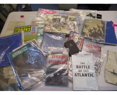 Military relate ephemera to include a Admiralty Manual of Seamanship 1964, a pamphlet from the Salonika Army and other epheme