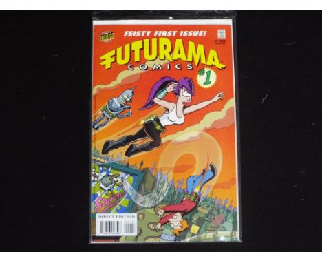 Futurama - A Futurama Issue No.1 comic by Bongo Comics. Item overall appears to be in Near Mint - Mint condition with some ve