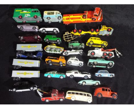 Dinky, Corgi, Matchbox - Over 20 unboxed diecast model vehicles in various scales. Lot includes Corgi Smths Karrier Van; Corg