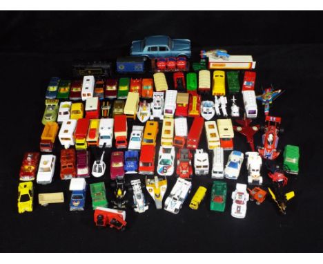 Matchbox, Majorette and Others - In excess of 70 unboxed diecast model vehicles in various scales predominately by Matchbox i