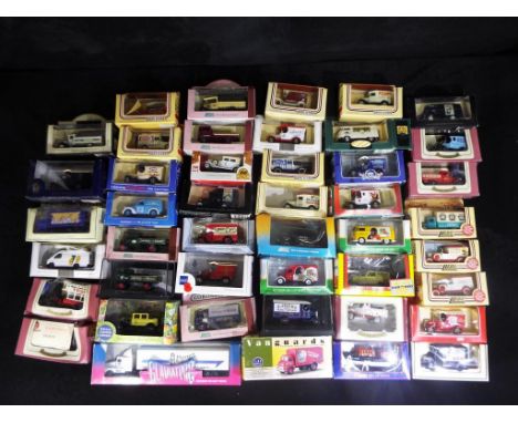 Lledo, Vanguards and Others - In excess of 40 boxed diecast model vehicles in various scales. Lot includes LLedo Del-Boys Rel