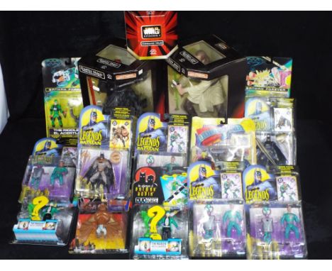 Kenner, Marvel, Star Wars and Other - 14 Carded / Boxed action figures together with a Star Wars Episode 1 Darth Maul ceramic