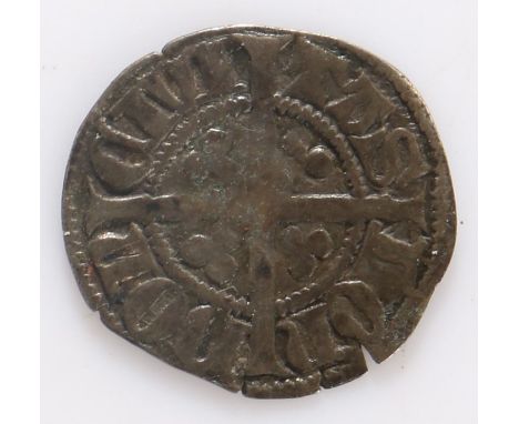 Edward I silver halfpenny of London Class 4de Spink 1446AObv:- +AEDWARDVSREXRev:- CIVITAS LONDONWith inner circles.Full, roun