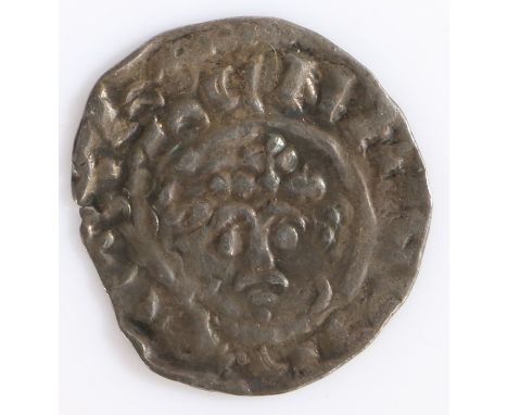 Richard I silver short cross penny of London class 2 Spink 1346Obv:- hEINRICVSRElx Rev:- +RAVL.ON.LVNDELMoneyer Raul known on