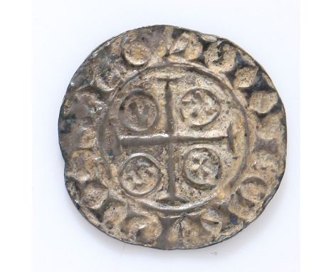 William I, now thought to be Willian II Paxs silver PennyWallingford Mint Spink 1257Obv:- +PILLELMREXRev:- +IEGELPINEONPIImon