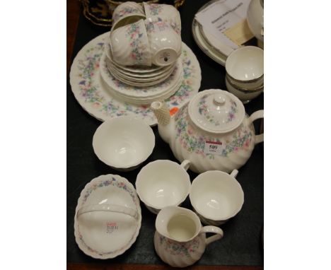 A modern Wedgwood part tea service in the Angela pattern 