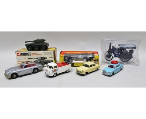 CORGI WHIZZWHEELS SURTEES TS9 FI RACING CAR ovb, Corgi 906 Saladin armoured car ovb, Corgi Limited Edition Pickfords steam tr