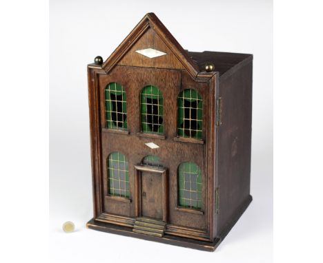 The Travelling Baby HouseA fine and extremely rare small mahogany two room house of the type mentioned in Jonathan Swift's "G