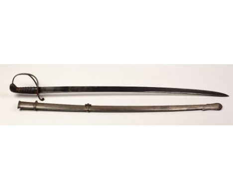 A George IV period Officer's Sword, by Buckmaster, 3 New Burlington St., London, with shaped hard guard and engraved blade an