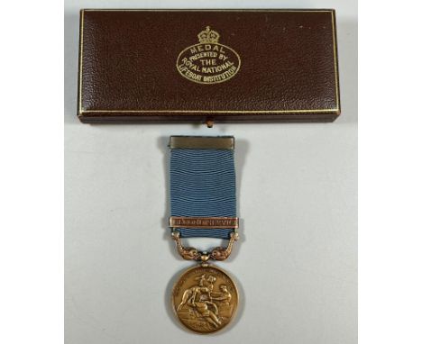 Angle Lifeboat Pembrokeshire, Royal National Lifeboat Institution Second Service Medal in bronze, awarded to Coxswain/Mechani