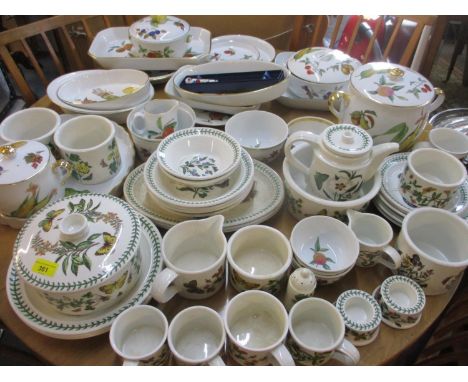 A Portmerion Botanic Garden selection of kitchenware, together with Worcester Evesham 