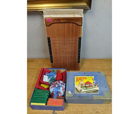 A Bayko set boxed and a Jaques shove 1/2 penny boardLocation: 