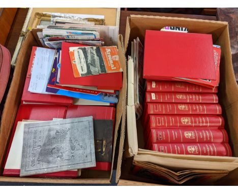 Mainly 1970's and 1980's Arsenal Football Club related programmes and other ephemeraLocation: 