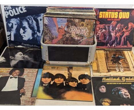 A group of LP/records of various genres to include The Beatles, John Lennon, The Police, The Rolling Stones, Bob Dylan, Micha