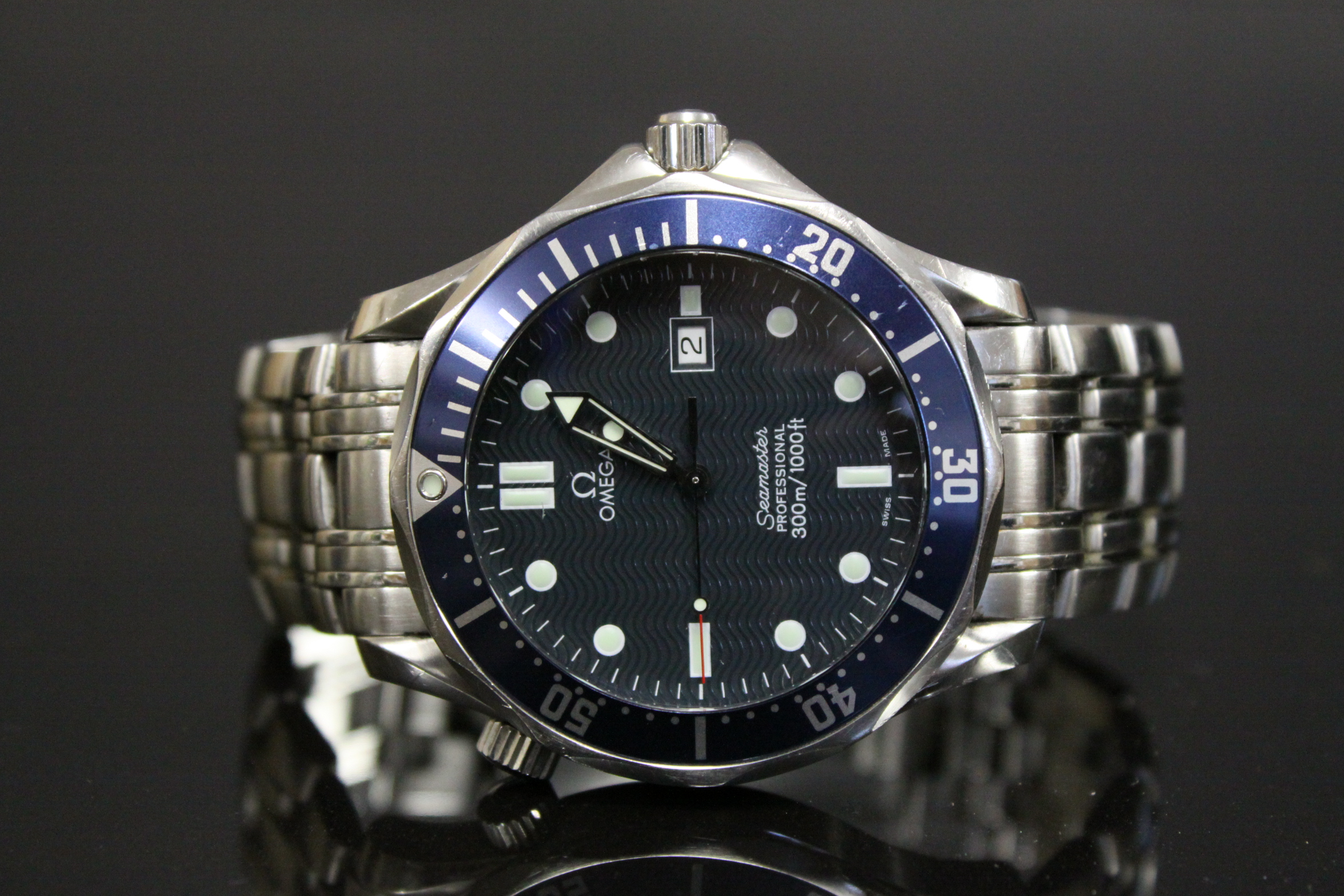 A gents Omega Seamaster Professional circa 2004 with box and papers ...