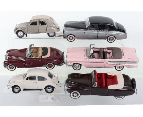 Collection of Franklin Mint Loose Die-cast Models, including, 1930 Duesenberg J, 1955 Rolls-Royce, 1943 Ford Convertible, 196