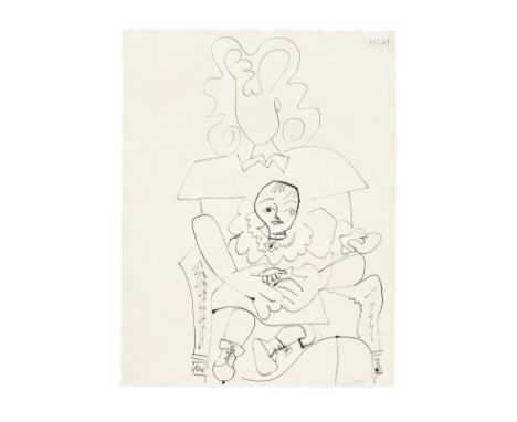Pablo Picasso (1881-1973)Inès et son Enfant (Bloch  414; Mourlot 60) Lithograph, 1947, on wove paper, signed and numbered 9/5